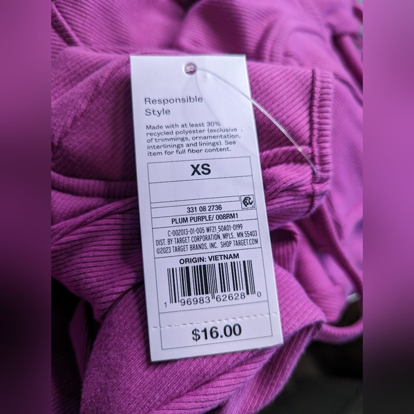 Wild Fable Knit Skater Dress Plum Purple - Picture 5 of 7